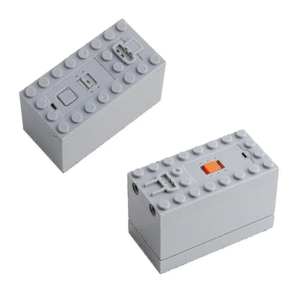4 stk Technic Power Functions Batterikasse Togmotor Mottaker Fjernkontrollpakke