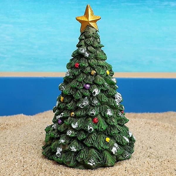 Akvarielandskabsdekoration Harpiks Håndværk Juletræspynt