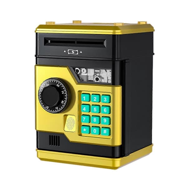 Smart Fingeravtryck Pengabox för Barn - Säker Sparbössa i ATM-stil