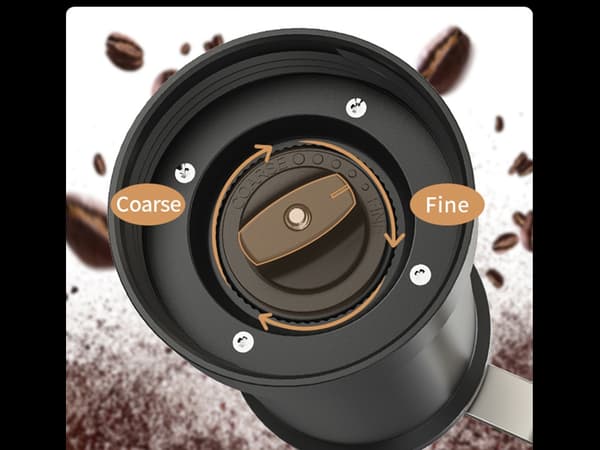 Handkvarn för malning av kaffebönor, nötter, örter, salt, stark espresso