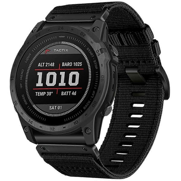 Urrem til Garmin Fenix 8 51mm/ Enduro 3/ Instinct 2X Universal 26mm Quick Release Nylon Canvas Urrem