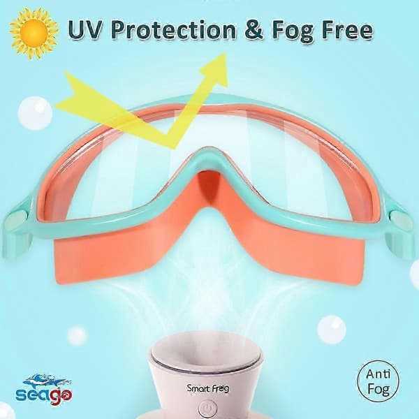 Simglasögon 2-pack Anti-imma Anti-UV Bred synfält Simglasögon för barn 3-14 år