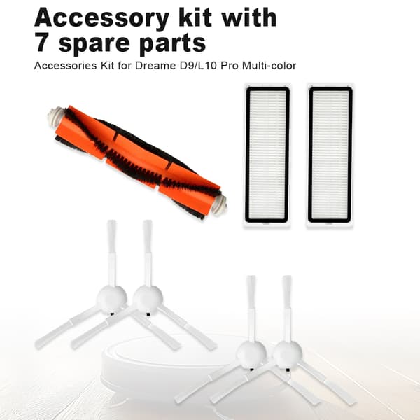 Tilbehør til Dreame D9/L10 Pro (hovedbørste, sidebørster, filtre)