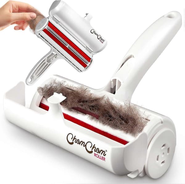 Chom Chom Roller kjæledyrhårfjerner og gjenbrukbar lofjerner - ChomChom katte- og hundehårfjerner for møbler, sofa, bil