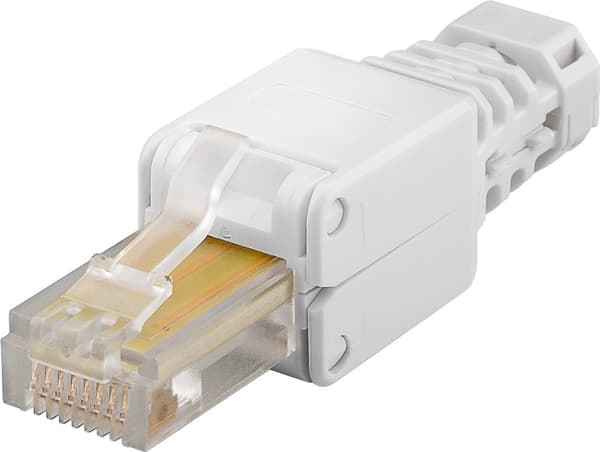 Työkaluton RJ45-liitin CAT 5e UTP suojaamaton