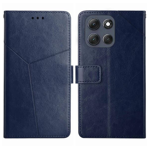 För Motorola Moto G86 5G HT01 Y-format mönster Flip Läder Telefonfodral