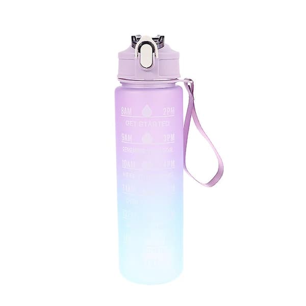 900ml Sport Vattenflaska Läcksäker Flaska Dricka Utomhus Rese Vattenflaska