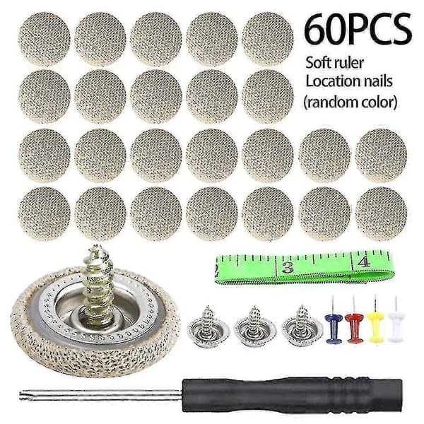 60 stk./pakke Sagging Headliner Auto Spænde Bils Tag Stift Fastgørelse Snap Loft Reparation
