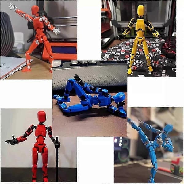 Dummy13 Magnetisk Actionfigur Sæt, 3D Magnetisk Actionfigur Sæt