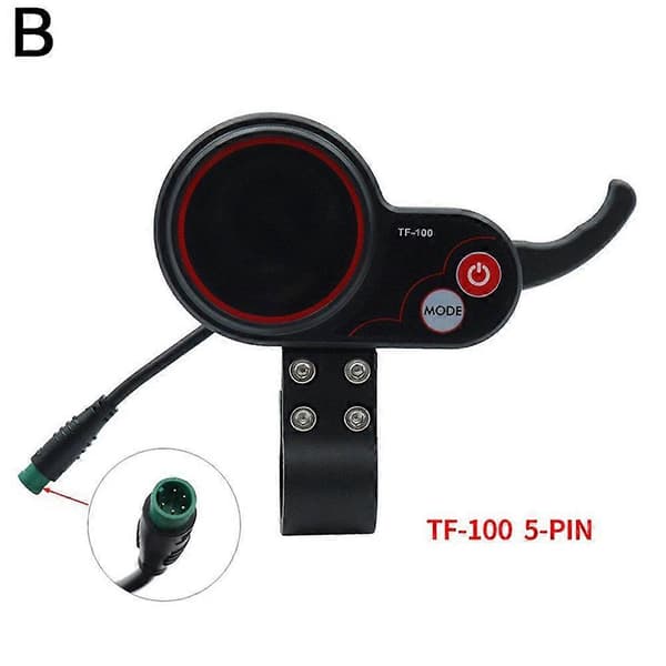 Elscooter instrumentdisplay Tumkontroll 5-stift 6-stift
