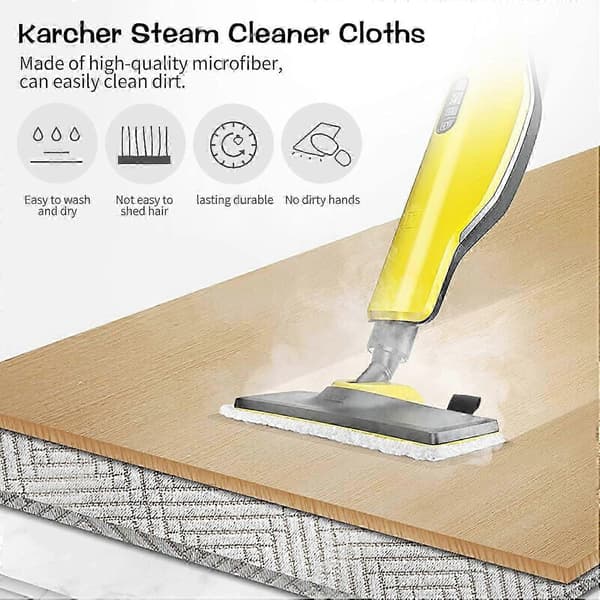 5-pakning Karcher damprenserputer, Karcher damprenser tilbehør, kompatibel med Karcher Easyfix