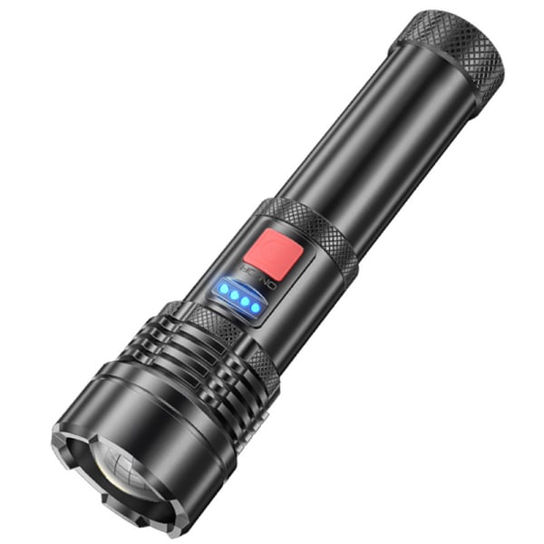 USB Uppladdningsbar LED-ficklampa 3000 Lumen Zoomable Torch Ultra