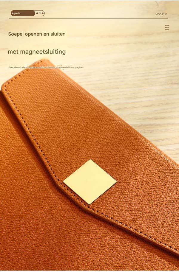Agenda 2026 Planer A5 Presentförpackning med Pennpåfyllning Lyxig Orange Presentförpackning Orange