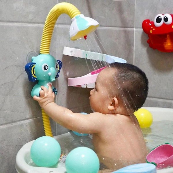 Elektrisk elefant vandspray badleksaker til barn Baby badeværelse badkar Vattenspel|badleksak