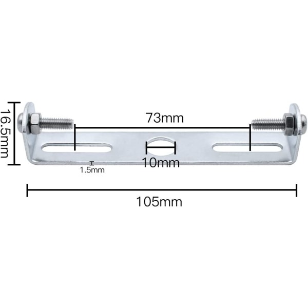 [4 st] 100 mm taklampa hållare
