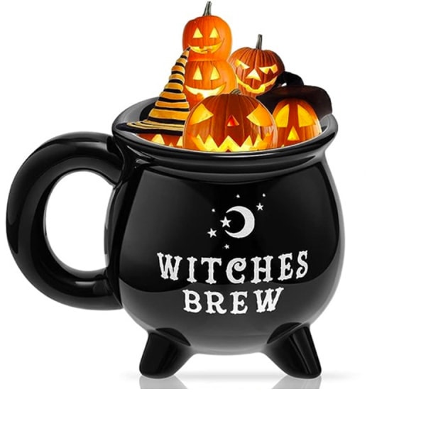 Witches Brew Cauldron Mug One Size Svart Svart One Size