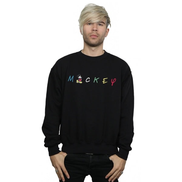 Disney Mickey Mouse-logo-genser for menn M Svart M