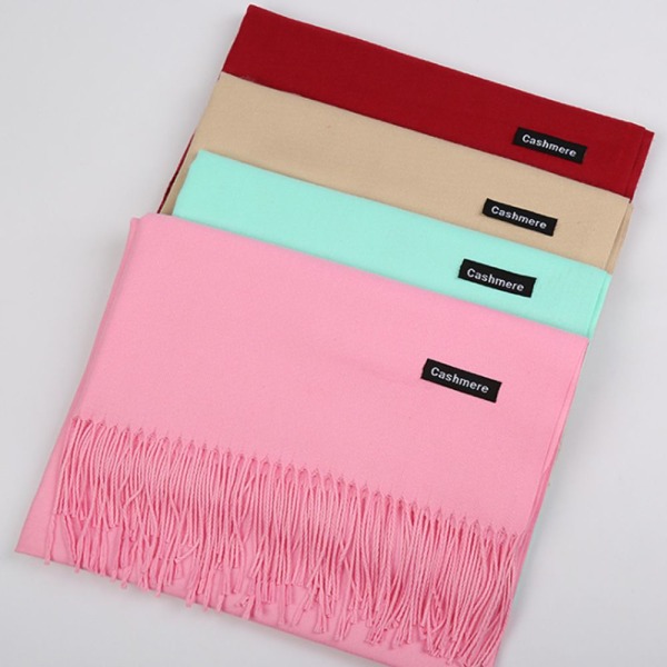 Cashmere-huivi Ullsjal PUNAINEN red