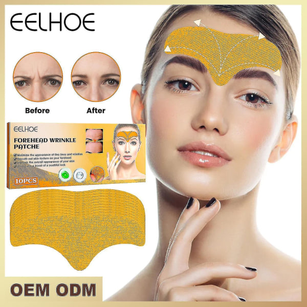 Eelhoe otsarypyt tasoittaa ja tasoittaa otsaryppyjä kohottaa ja kiinteyttää kasvojen ihoa Otsamerkki 10 kpl/laatikko