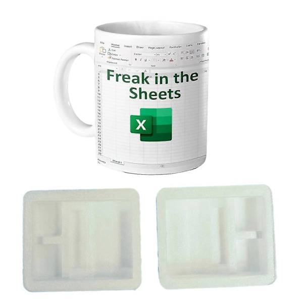 Freak In The Sheets Kahvimuki Tyylikäs Käsin Pidettävä Keraaminen Vesikuppi Kotiin Keittiöön Toimistoon (LGL) froth