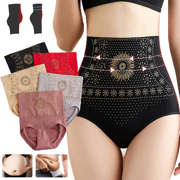 Unik Bodyshaper Tummy Control Body med høj talje undertøj skin L skin