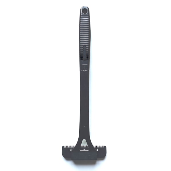 Long and Wide Back Hair Removal Razor Svart Sort