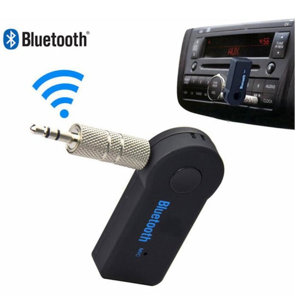 Bluetooth AUX trådlös högtalarmottagare Sändare Audio Music Receiver Adapter för hembil