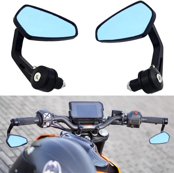 Motorcykelspejle Universal Scooter Styr Spejl 2 Stykker