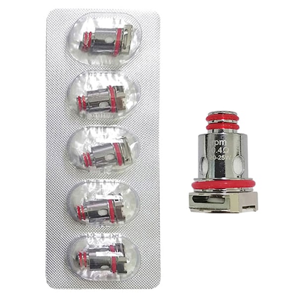 5 st/förpackning Mesh Coil Generisk RPM 0,4ohm Ersättningsspole AC 1set/5pcs
