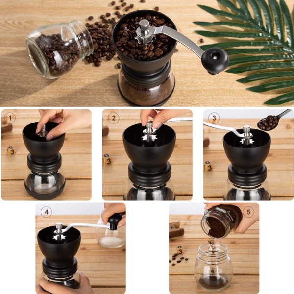 Skerton PRO Kaffekværn | Keramik, 19 cm, Sort