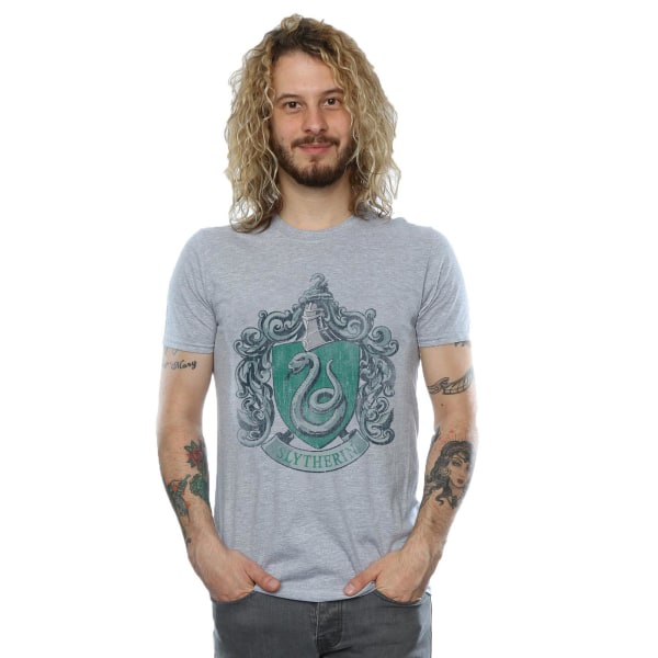 Harry Potter Slytherin T-shirt för män XL Sport Grå Sport Grå XL