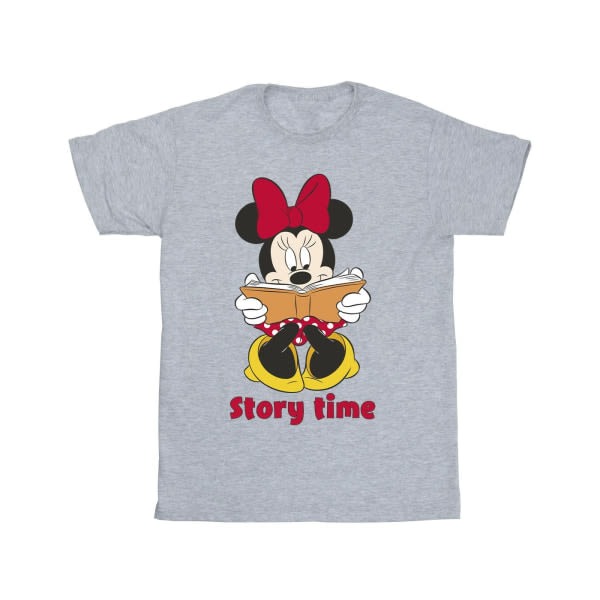 Disney Girls Minnie Mouse Story Time T-paita puuvillaa 9-11 vuotta Sports Grey 9-11 vuotta
