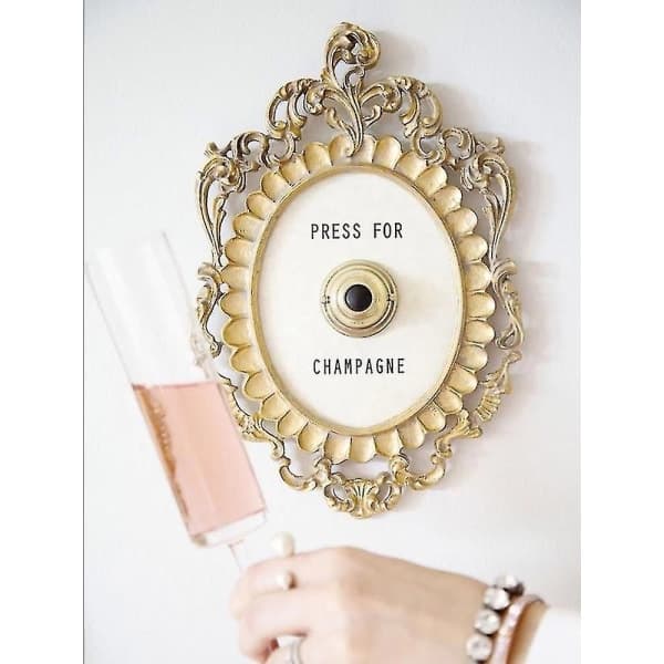 Ring Mini Pressi samppanjapainikkeelle, painike samppanjaovikelloon Deco-FF-