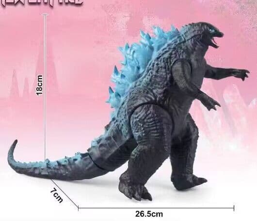 Godzilla Kong, Actionfigur Legetøj-FF- Blue Godzilla