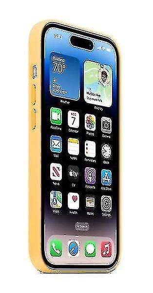 Silikonikuori iPhone 14 Prolle Sunglow