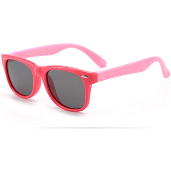 Rosa polariserte solbrillepakke for gutter og jenter