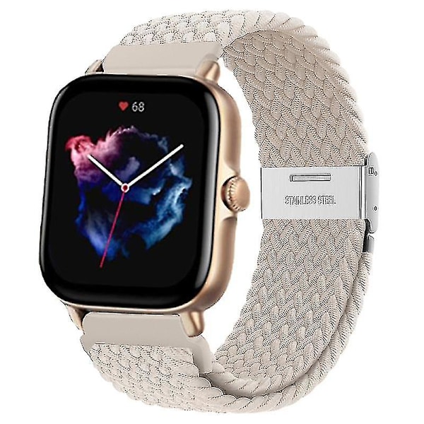 Stropp for Amazfit Gts/2/2e/3/gts2 Mini/gtr/3/3pro/gtr2/47mm/stratos/u 20mm/22mm Nylon Elastisk Armbånd Amazfit Bip Stropp, Amazfit GTR 47mm, Mann