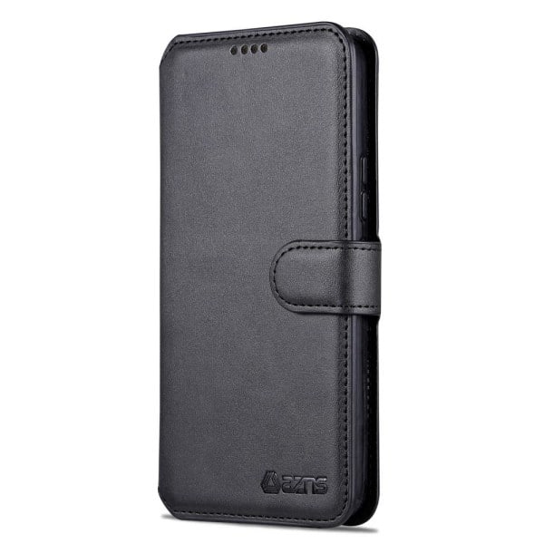 Til Samsung Galaxy A54 5G AZNS Pung Etui - Sort Sort
