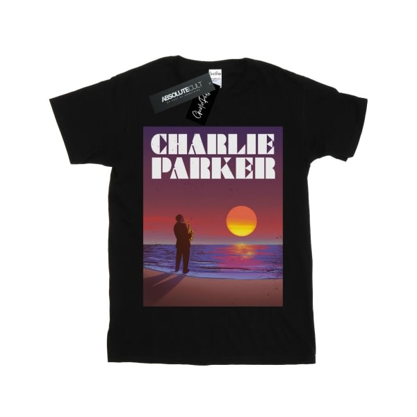 Charlie Parker Girls Into The Sunset Bomuld T-shirt 7-8 år F Sort 7-8 år