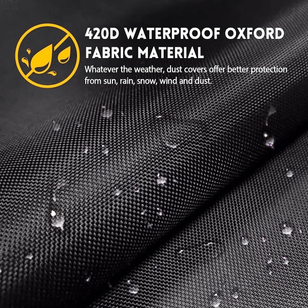 Cover, vattentätt, 420D Anti-UV svart (diameter 80 cm)