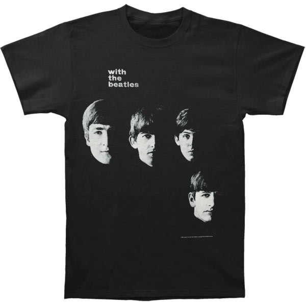 The Beatles T-shirt med print til kvinder/damer XXL sort Sort XXL