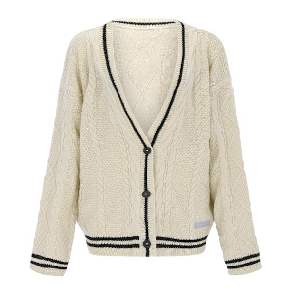 Joululahjat Tähtibrodeerattu Neule Folklore Cardigan, Käsintehty Folk L