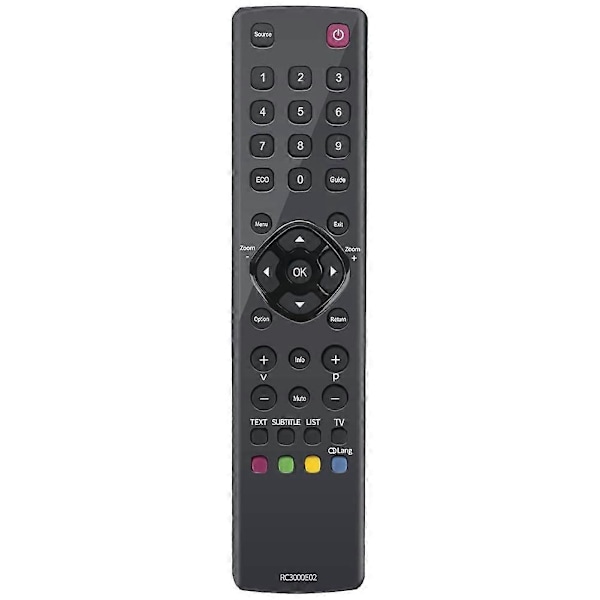Ersättningsfjärrkontroll RC3000E02 för TV L19E4103 L40E3000F L40E5200F L46E5300F L48F3300F L24D3260F