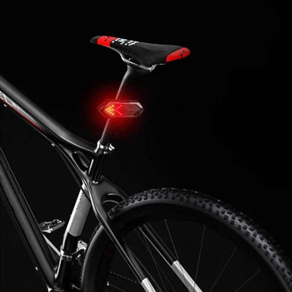 Cykelsvängljus med trådlös fjärrkontroll Led cykel bak Li
