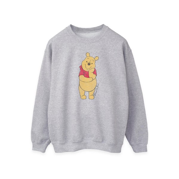 Winnie the Pooh Klassisk sweater dame/dame XS Heather Grey Heather Grey XS