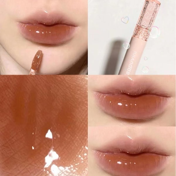 Cappuvini Bubble Lip Glaze Mirror Water Glass Lip Glaze Hona L  03# Mansikkapallo 3g