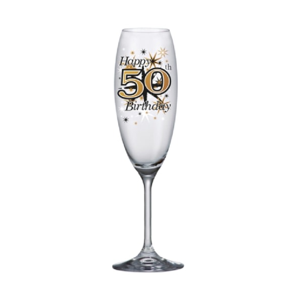 Simon Elvin Muistoesineitä 50th Champagne Flute One Size Clear One Size