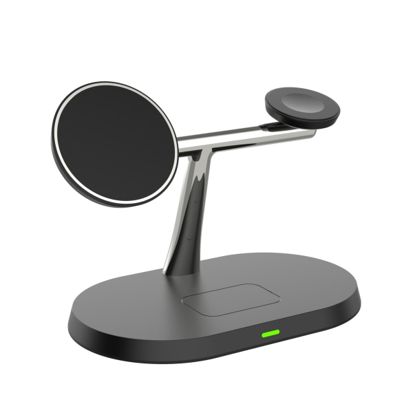 3-i-1 MagSafe trådløs lader iPhone / Apple Watch / AirPods Svart