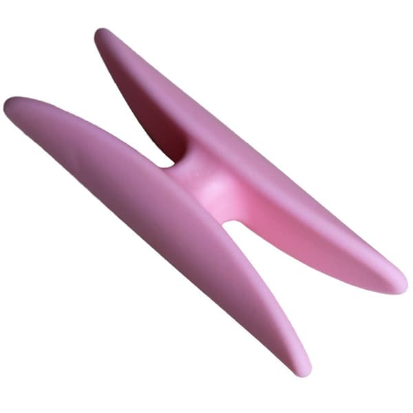 Håndfri bærehåndtak for handleposer med mykt grep, sklisikkert bærbart handlehåndtak for plastposer Pink