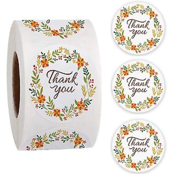 500 st Tack-klistermärken Tack-etikett förseglingsdekaler